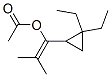 539828-19-8,Cyclopropanemethanol, 2,2-diethyl-alpha-(1-methylethylidene)-, acetate (9CI)
