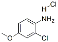5407-52-3,P-ANISIDINE, 2-CHLORO-, HYDROCHLORIDE