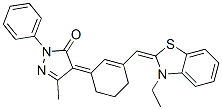 54118-05-7,3H-PYRAZOL-3-ONE, 4-[3-[(3-ETHYL-2(3H)-BENZOTHIAZOLYLIDENE)METHYL]-2-CYCLOHEXEN-1-YLIDENE]-2,4-DIHYDRO-5-METHYL-2-PHENYL-