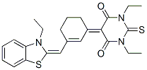 54118-09-1,1,3-DIETHYL-5-(3-[(Z)-(3-ETHYL-1,3-BENZOTHIAZOL-2(3H)-YLIDENE)METHYL]CYCLOHEX-2-EN-1-YLIDENE)-2-THIOXODIHYDROPYRIMIDINE-4,6(1H,5H)-DIONE