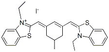 54118-16-0,3-ETHYL-2-[(3-([3-ETHYL-1,3-BENZOTHIAZOL-2(3H)-YLIDENE]METHYL)-5-METHYL-2-CYCLOHEXEN-1-YLIDENE)METHYL]-1,3-BENZOTHIAZOL-3-IUM IODIDE