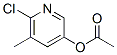 54232-04-1,3-Pyridinol, 6-chloro-5-methyl-, acetate (ester)