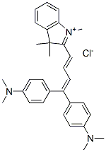 54268-69-8,2-[4,4-bis[4-(dimethylamino)phenyl]buta-1,3-dienyl]-1,3,3-trimethyl-3H-indolium chloride