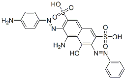 54291-12-2,4-amino-3-[(4-aminophenyl)azo]-5-hydroxy-6-(phenylazo)naphthalene-2,7-disulphonic acid