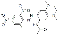 54292-17-0,N-[5-(diethylamino)-2-[(2-iodo-4,6-dinitrophenyl)azo]-4-methoxyphenyl]acetamide