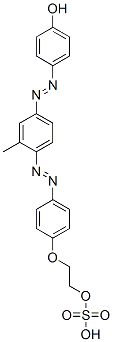 54307-21-0,p-[[3-methyl-4-[[4-[2-(sulphooxy)ethoxy]phenyl]azo]phenyl]azo]phenol