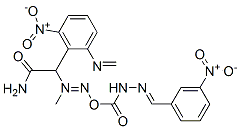 5436-12-4,N-[(3-nitrophenyl)methylideneamino]-2-[[(3-nitrophenyl)methylideneamin o]carbamoylmethyl-nitroso-amino]acetamide