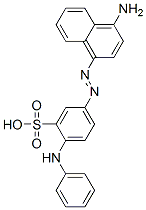 54363-79-0,5-[(4-amino-1-naphthyl)azo]-2-anilinobenzenesulphonic acid