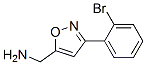 543713-38-8,C-[3-(2-BROMO-PHENYL)-ISOXAZOL-5-YL]-METHYLAMINE
