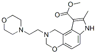 54436-08-7,methyl 1,2,3,7-tetrahydro-8-methyl-2-(2-morpholinoethyl)pyrrolo[3.2-f][1,3]benzoxazine-9-carboxylate