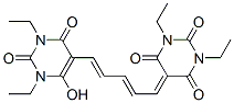 54444-01-8,5-[5-(1,3-diethyl-1,2,3,4-tetrahydro-6-hydroxy-2,4-dioxo-5-pyrimidinyl)penta-2,4-dienylidene]-1,3-diethylbarbituric acid