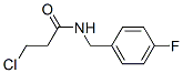 544440-95-1,3-CHLORO-N-(4-FLUORO-BENZYL)-PROPIONAMIDE
