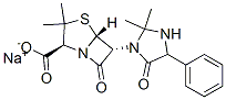 54450-67-8,sodium [2S-[2alpha,5alpha,6beta(S*)]]-6-(2,2-dimethyl-5-oxo-4-phenylimidazolidin-1-yl)-3,3-dimethyl-7-oxo-4-thia-1-azabicyclo[3.2.0]heptane-2-carboxylate
