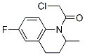 544692-44-6,Quinoline, 1-(chloroacetyl)-6-fluoro-1,2,3,4-tetrahydro-2-methyl- (9CI)