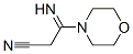 54503-98-9,Morpholine,  4-(2-cyano-1-iminoethyl)-  (9CI)