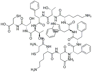 54518-51-3,H-CYS-LYS-ASN-PHE-PHE-TRP-LYS-THR-PHE-THR-SER-CYS-OH
