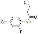 545385-13-5,3-CHLORO-N-(4-CHLORO-2-FLUOROPHENYL)PROPANAMIDE