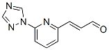 545424-11-1,2-Propenal,3-[6-(1H-1,2,4-triazol-1-yl)-2-pyridinyl]-,(2E)-(9CI)