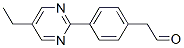 545445-67-8,Benzeneacetaldehyde, 4-(5-ethyl-2-pyrimidinyl)- (9CI)