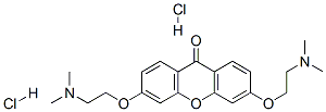 54593-27-0,3,6-bis[2-(dimethylamino)ethoxy]-9H-xanthen-9-one dihydrochloride