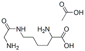 5460-54-8,acetic acid, 2-amino-6-[(2-aminoacetyl)amino]hexanoic acid
