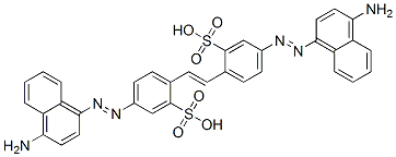 5463-64-9,4,4'-BIS(4-AMINO-1-NAPHTHYLAZO)-2,2'-STILBENEDISULFONIC ACID