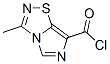 54681-69-5,Imidazo[1,5-d]-1,2,4-thiadiazole-7-carbonyl chloride, 3-methyl- (9CI)