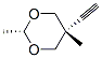 54702-55-5,1,3-Dioxane, 5-ethynyl-2,5-dimethyl-, trans- (9CI)