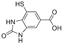 548458-12-4,2,3-DIHYDRO-7-MERCAPTO-2-OXOBENZIMIDAZOLE-5-CARBOXYLIC ACID