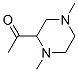 54969-37-8,Ethanone,  1-(1,4-dimethyl-2-piperazinyl)-