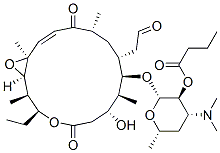 55103-30-5,[(2R,3S,4R,6S)-4-dimethylamino-2-[[(1S,2E,5R,7R,8R,9S,10R,14S,15R,16R) -14-ethyl-10-hydroxy-1,5,9,15-tetramethyl-4,12-dioxo-7-(2-oxoethyl)-13 ,17-dioxabicyclo[14.1.0]heptadec-2-en-8-yl]oxy]-6-methyl-oxan-3-yl] bu tanoate