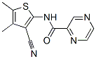 551910-16-8,Pyrazinecarboxamide, N-(3-cyano-4,5-dimethyl-2-thienyl)- (9CI)