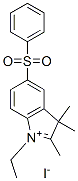 55203-51-5,1-ethyl-2,3,3-trimethyl-5-(phenylsulphonyl)-3H-indolium iodide