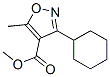 55278-59-6,4-Isoxazolecarboxylicacid,3-cyclohexyl-5-methyl-,methylester(9CI)
