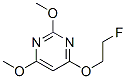 552882-15-2,Pyrimidine, 4-(2-fluoroethoxy)-2,6-dimethoxy- (9CI)