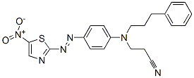55296-90-7,3-[[4-[(5-nitrothiazol-2-yl)azo]phenyl](3-phenylpropyl)amino]propiononitrile