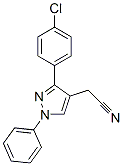 55432-07-0,3-(4-chlorophenyl)-1-phenyl-1H-pyrazole-4-acetonitrile