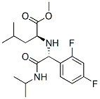 554448-64-5,L-Leucine, N-[(1R)-1-(2,4-difluorophenyl)-2-[(1-methylethyl)amino]-2-oxoethyl]-, methyl ester (9CI)