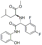554448-67-8,L-Leucine, N-[(1R)-1-(2,4-difluorophenyl)-2-[(2-hydroxyphenyl)amino]-2-oxoethyl]-, methyl ester (9CI)