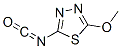 55519-77-2,1,3,4-Thiadiazole,  2-isocyanato-5-methoxy-