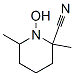 556065-39-5,2-Piperidinecarbonitrile, 1-hydroxy-2,6-dimethyl- (9CI)