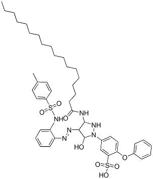 55695-83-5,1-(3-SULFO-4-PHENOXY-PHENYL)-3-OCTADECANAMIDO-4-[(4-TOLYSULFONAMIDO)-PHENYLAZO]-5-PYRAZOLINE-5-ONE