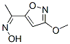 55704-92-2,Ethanone, 1-(3-methoxy-5-isoxazolyl)-, oxime, (Z)- (9CI)