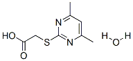 55749-30-9,2-(CARBOXYMETHYLTHIO)-4,6-DIMETHYLPYRIMIDINE MONOHYDRATE