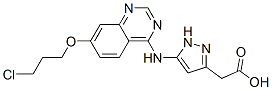 557770-91-9,[5-[7-(3-Chloropropoxy)quinazolin-4-ylamino]pyrazol-3-yl]acetic acid
