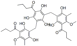 55785-59-6,1-[3,5-bis[(3-butanoyl-2,6-dihydroxy-4-methoxy-5-methyl-phenyl)methyl] -2,4,6-trihydroxy-phenyl]butan-1-one