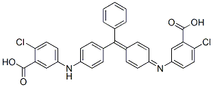 55811-23-9,5-[[4-[[4-[(3-carboxy-4-chlorophenyl)amino]phenyl]phenylmethylene]-2,5-cyclohexadien-1-ylidene]amino]-2-chlorobenzoic acid