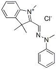 55850-01-6,1,3,3-trimethyl-2-[(methylphenylhydrazono)methyl]-3H-indolium chloride