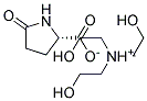 55901-20-7,5-oxo-DL-proline, compound with 2,2',2''-nitrilotriethanol (1:1)