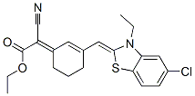 55952-71-1,ACETIC ACID, [3-[[5-CHLORO-3-ETHYL-2(3H)-BENZOTHIAZOLYLIDENE]METHYL]-2-CYCLOHEXEN-1-YLIDENE]CYANO-, ETHYL ESTER